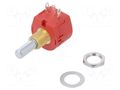 Potentiometer: shaft; single turn; 10kΩ; 1W; ±10%; 6.35mm TE Connectivity 1676979-4