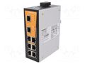 Switch Ethernet; managed; Number of ports: 8; Usup: 12÷45VDC; IP30 WEIDMÜLLER 1240940000