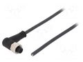 Cable: for sensors/automation; M12; PIN: 4; angled; 5m; plug; 250VAC WEIDMÜLLER 9457740500