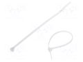 Cable tie; with a metal clasp; L: 102mm; W: 2.4mm; natural; 80N PANDUIT BT1M-M