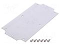 Mounting plate; steel; W: 76mm; L: 147mm; 1554PB HAMMOND HM-1554JPL