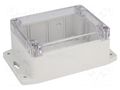Enclosure: multipurpose; X: 90mm; Y: 115mm; Z: 55mm; polycarbonate GAINTA G212CMF