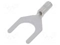 Tip: fork; M5; 0.2÷0.5mm2; crimped; for cable; non-insulated; 5.3mm NICHIFU 0.3Y-5