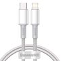 Baseus CATLGD-02 Lightning - USB-C PD cable 20W 480Mb/s 1m - white, Baseus 6953156231924