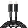 Baseus CATLGD-A01 Lightning - USB-C PD 20W 480Mb/s 2m cable - black, Baseus 6953156231948