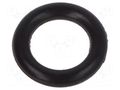 O-ring gasket; NBR caoutchouc; Thk: 1.5mm; Øint: 5mm; black ORING USZCZELNIENIA TECHNICZNE O-5X1.5-70-NBR