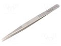 Tweezers; 160mm; Type of tweezers: straight IDEAL-TEK IDL-121.SA