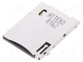 Connector: for cards; SIM; push-push; SMD; gold-plated; PIN: 6; 250V ATTEND MCC-SIM/3