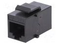 Coupler; Cat: 6a; 8p8c; RJ45 socket,both sides ENCITECH 3101CAT6A