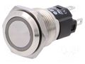 Switch: vandal resistant; Pos: 2; SPDT; 3A/240VAC; 3A/240VDC; 24V EAO 82-4151.11A4