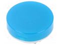 Cap; Ø19x9mm; blue-white; Application: LB Panel Seal NKK SWITCHES AT4054GJ