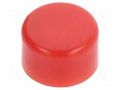 Cap; Ø4x2.4mm; red; GB; GB NKK SWITCHES AT4063C