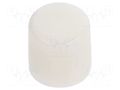 Cap; Illumin: none; Ø8x7.6mm; white; MB; MB NKK SWITCHES AT443B