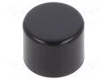 Cap; Ø5.1x4mm; black; AB; AB,BB NKK SWITCHES AT475A