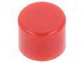 Cap; Illumin: none; Ø5.1x4mm; red; AB; AB,BB NKK SWITCHES AT475C
