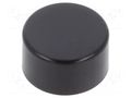 Cap; Ø7.5x4mm; black; AB; AB,BB NKK SWITCHES AT496A