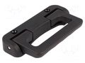 Holder; technopolymer PA; black; L: 74mm; W: 135mm; D: 20mm ELESA+GANTER MPE.135