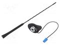 Antenna; car top; 0.4m; AM,FM; Opel; with amplifier; 0.3m 4CARMEDIA ANT.04.2