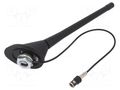 Antenna; car top,automotive; 0.175m; AM,FM; Audi; with amplifier 4CARMEDIA ANT.55