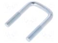 U-bolt; C; 1.25; steel; zinc; Thread len: 25mm; Int.width: 28mm DROMET D-CBTC..8..28..58