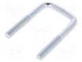 U-bolt; C; 1.25; steel; zinc; Thread len: 32mm; Int.width: 35mm DROMET D-CBTC..8..35..68