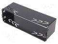 Car radio mounting half frame; 1 DIN; Alpine; black 4CARMEDIA PR.BK.ALPINE
