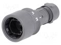 Connector: circular; plug; male; PIN: 2; 16A; 277V; w/o contacts BULGIN PXP6010/02P/CR0507