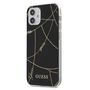 Guess GUHCP12SPCUCHBK iPhone 12 mini 5.4&quot; black/black hardcase Gold Chain Collection, Guess 3700740481301 3700740481301