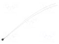 NTC thermistor; 100kΩ; THT; 4260K; -40÷125°C; ±0,2°C TEWA TEMPERATURE SENSORS TTS-100KC6-BG