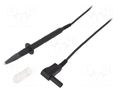 Test lead; 16A; probe tip x2,angular banana plug 4mm x2; Len: 1m SCHÜTZINGER SPL7315NI1100-SW