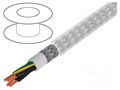 Wire; BiT 500 CY; 4G0.75mm2; shielded,tinned copper braid; PVC BITNER BITNER-S54321