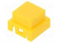 Button; yellow C&K BTNK0130
