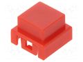 Button; red C&K BTNK0140