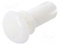 Rivet; polyamide; L.rivet: 10.5mm; white; dismountable,push-in DREMEC DR8G4025.0X8.5W