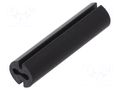 Spacer sleeve; LED; Øout: 4.8mm; ØLED: 3mm; L: 19mm; black; UL94V-0 DREMEC DR8GE04V80536