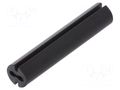 Spacer sleeve; LED; Øout: 4.8mm; ØLED: 3mm; L: 24mm; black; UL94V-0 DREMEC DR8GE04V80541