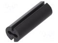 Spacer sleeve; LED; Øout: 4.8mm; ØLED: 3mm; L: 14mm; black; UL94V-0 DREMEC DR8GE04V80552
