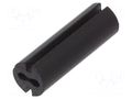 Spacer sleeve; LED; Øout: 4.8mm; ØLED: 3mm; L: 15mm; black; UL94V-0 DREMEC DR8GE04V80553
