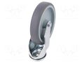 Transport wheel; Ø: 125mm; W: 27mm; H: 157mm; torsional; 120kg; steel RADER KMA-TPA-125S