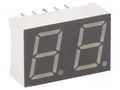 Display: LED; 7-segment; 10mm; 0.39"; No.char: 2; red; 24÷48mcd LUCKYLIGHT KW2-391AVA