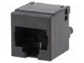 Connector: RJ45; socket; PIN: 8; Cat: 6; shielded; 8p8c; on PCBs; THT BEL FUSE SS-60000-007