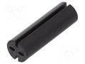 Spacer sleeve; LED; Øout: 5.1mm; ØLED: 5mm; L: 16mm; black; UL94V-0 DREMEC DR8GE04V80568