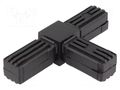 Mounting coupler; for profiles; polyamide; -30÷100°C; I: 56mm ELESA+GANTER STC.20-2A-3W-C9