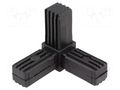 Mounting coupler; for profiles; polyamide; -30÷100°C; I: 56mm ELESA+GANTER STC.20-3A-3W-C9