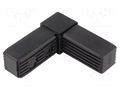 Mounting coupler; for profiles; polyamide; -30÷100°C; I: 77mm ELESA+GANTER STC.25-2A-2W-C9