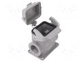 Enclosure for connectors: HDC; size 6B; Han® B; IP65; with latch HARTING 09300060297