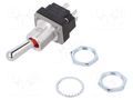 Switch: toggle; Pos: 2; DPDT; (OFF)-ON; 5A/28VAC; Leads: screw; MT HONEYWELL 2MT1-4