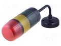 Signalling column; red/yellow/green; LED; 18÷32VDC; IP65; WS-Ad W2 WS-AD3CZK125RYG