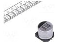 Capacitor: electrolytic; low ESR; SMD; 100uF; 35VDC; Ø6.3x5.8mm PANASONIC EEEFT1V101AP