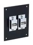 UNIV SUB PANEL, USB A/A RECPT COUPLER/2P USP2ECF-UAASB